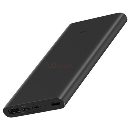 Powerbank аккумулятор Xiaomi Mi Power Bank 3 USB A + USB C 10000 мАч (Black)